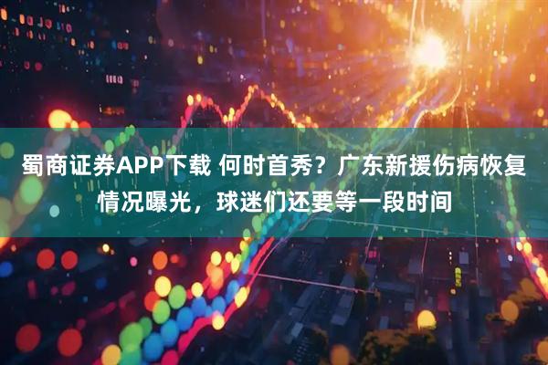 蜀商证券APP下载 何时首秀？广东新援伤病恢复情况曝光，球迷们还要等一段时间